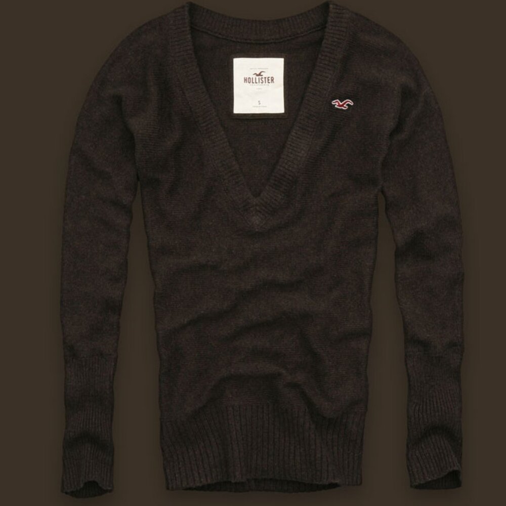 Hollister Co.Seaside Reef V-neck Sweater